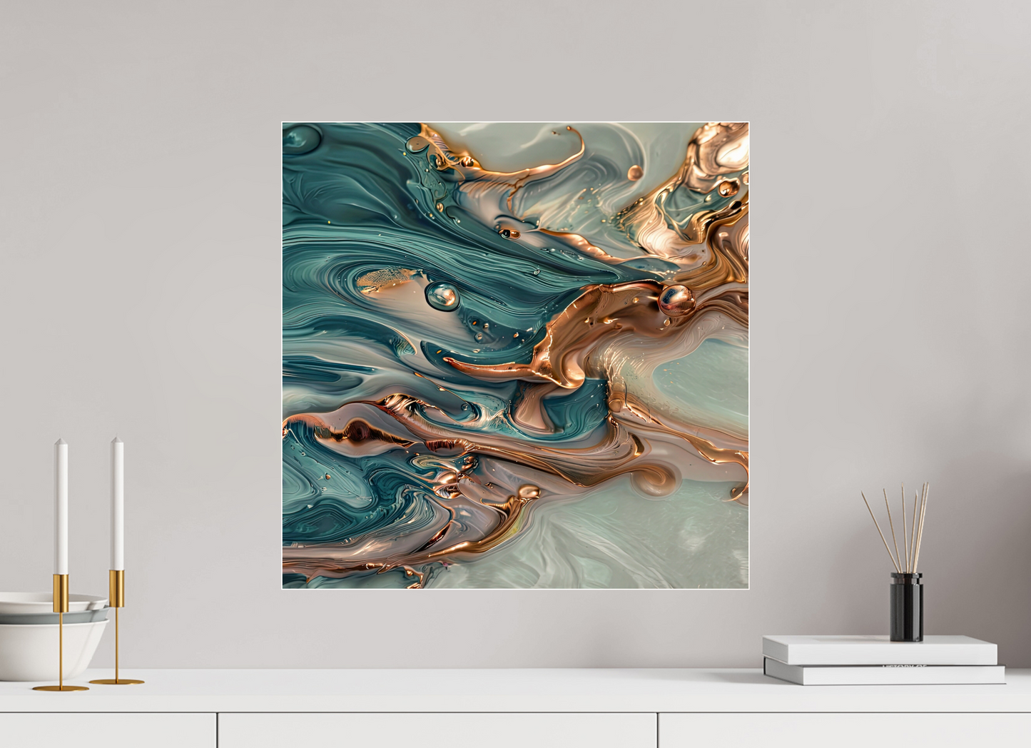 20 x 20″, 1 Acrylic Standard Gallery Molten Liquid No. 10074