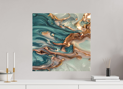 20 x 20″, 2 Curator Canvas Print - Matte Molten Liquid No. 10074