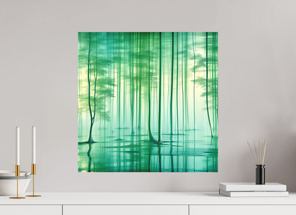 20 x 20″, Curator Canvas Print - Matte Liquid Foliage No. 00016