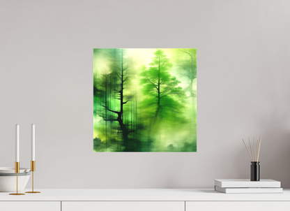 15 x 15″, 2 Curator Canvas Print - Matte Canopy Occlusions No. 00014