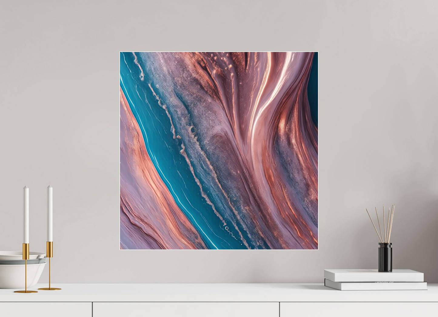 20 x 20″, 1 Acrylic Standard Gallery Liquid Porcelean