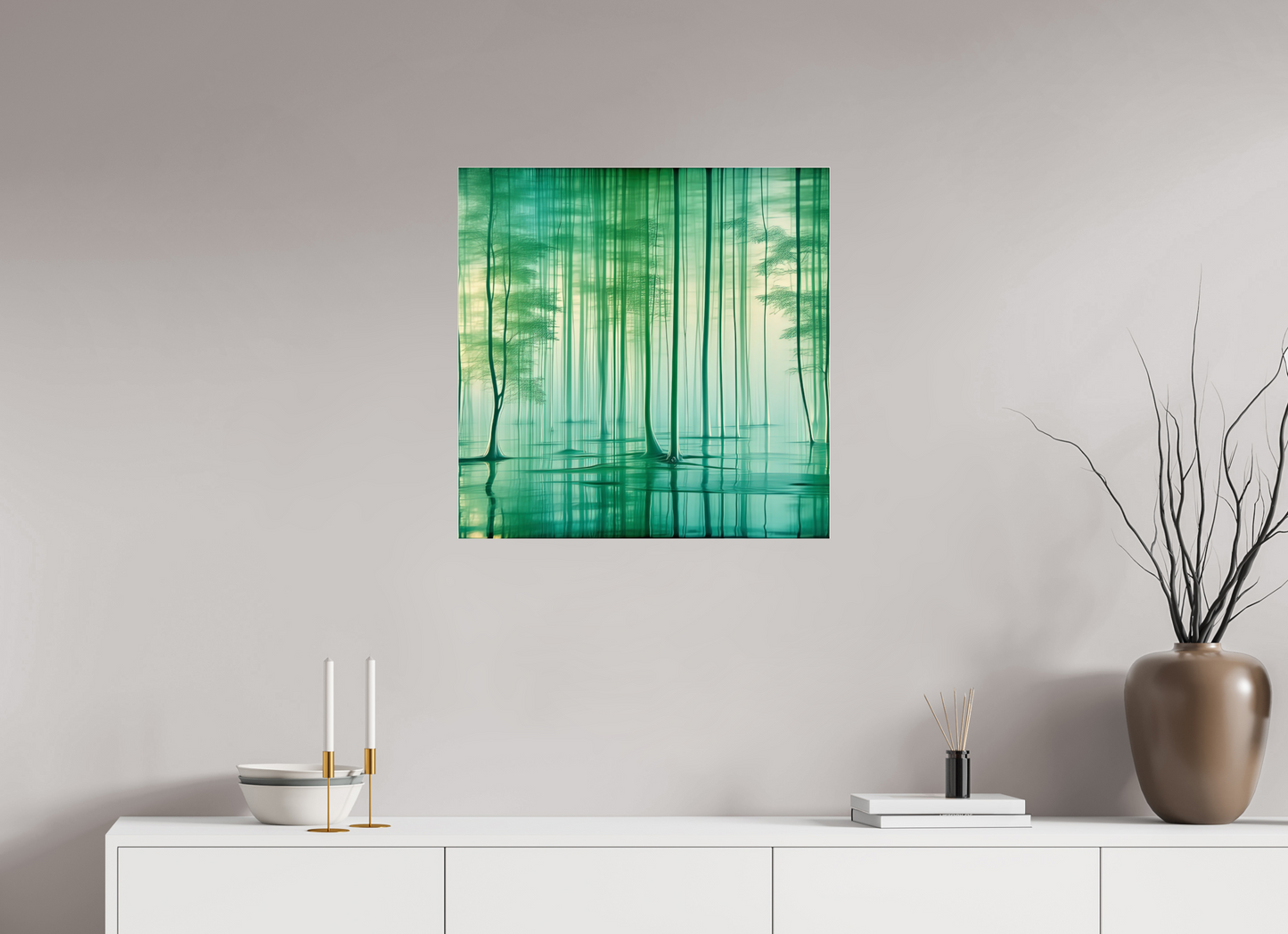 25 x 25″, Acrylic Standard Gallery Liquid Foliage No. 00016