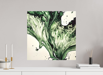 20 x 20″, 2 Curator Canvas Print - Matte Emulsion Pour No. 00042