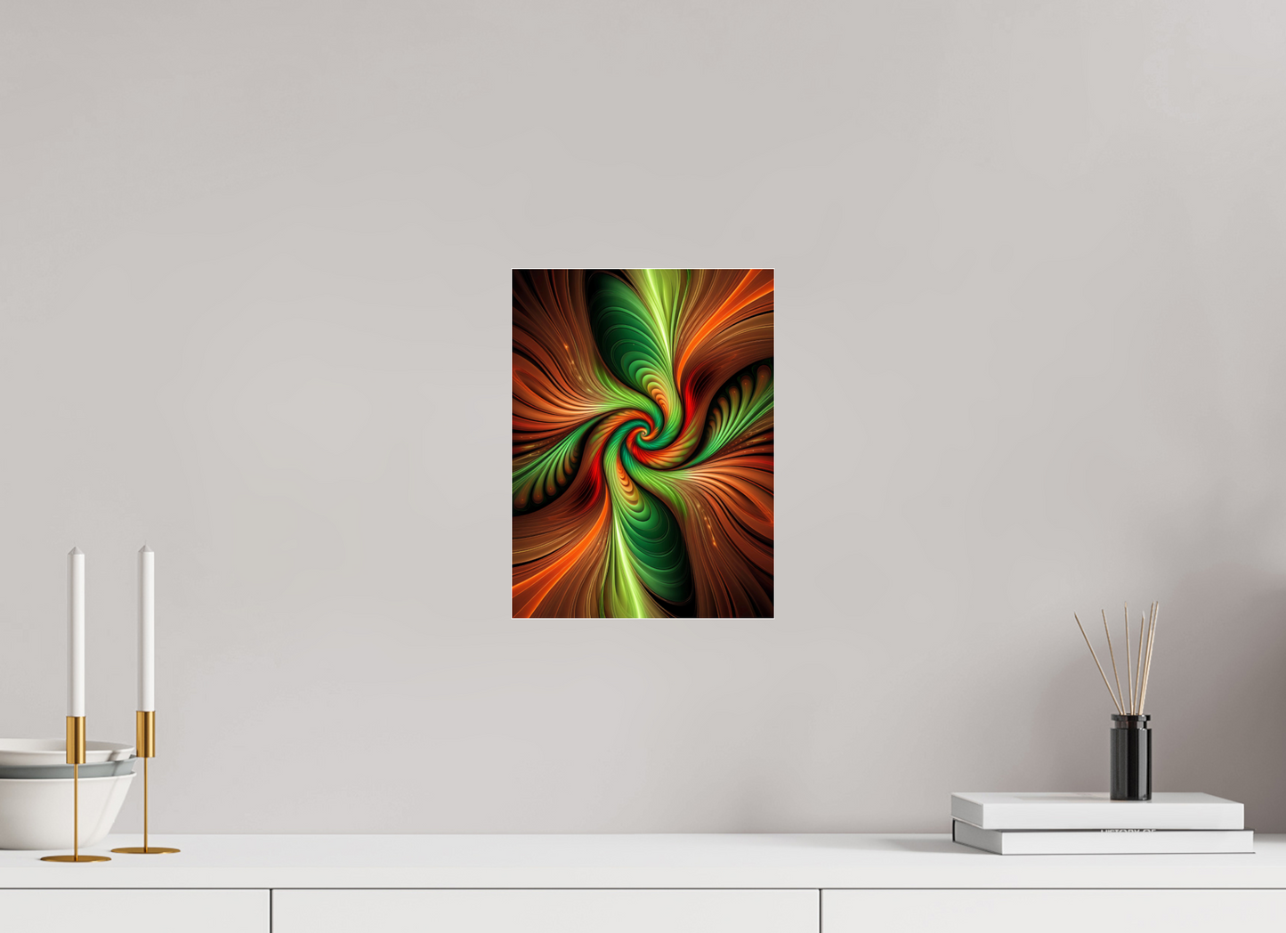 9 x 12″, 1 Acrylic Standard Gallery Swirling