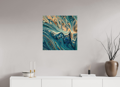 25 x 25″, Acrylic Standard Gallery Molten Fluids No. 00064