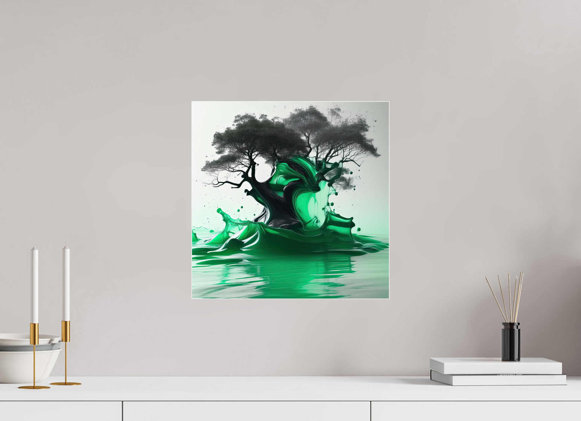 15 x 15″, Acrylic Standard Gallery Liquid Foliage No. 00010