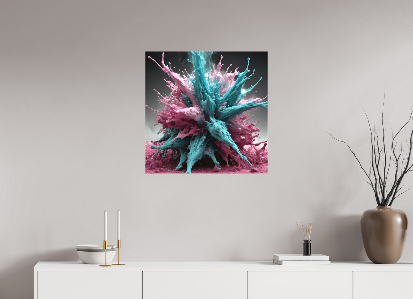 25 x 25″, 2 Curator Canvas Print - Matte Volatile No. 382