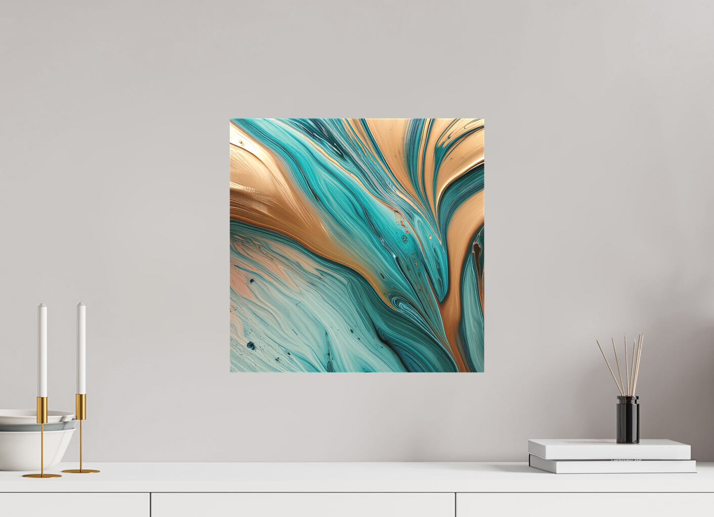 15 x 15″, 2 Curator Canvas Print - Matte Liquid No. 00070
