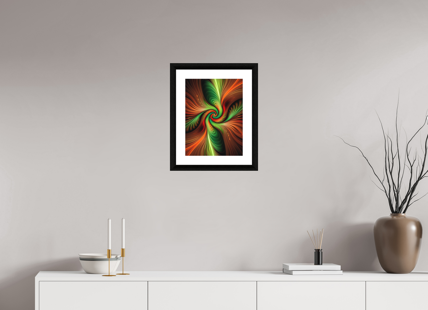 12 x 16″, 3 Premiere Fine Art Print - Ebony Swirling