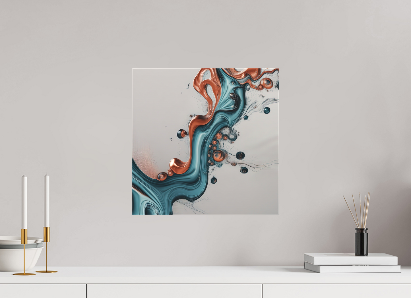 15 x 15″, 2 Curator Canvas Print - Matte Liquids No. 00077