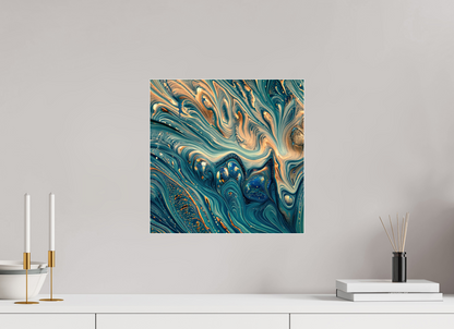 15 x 15″, Acrylic Standard Gallery Molten Fluids No. 00064