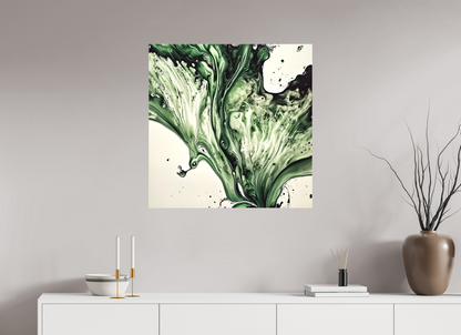 30 x 30″, 2 Curator Canvas Print - Matte Emulsion Pour No. 00042