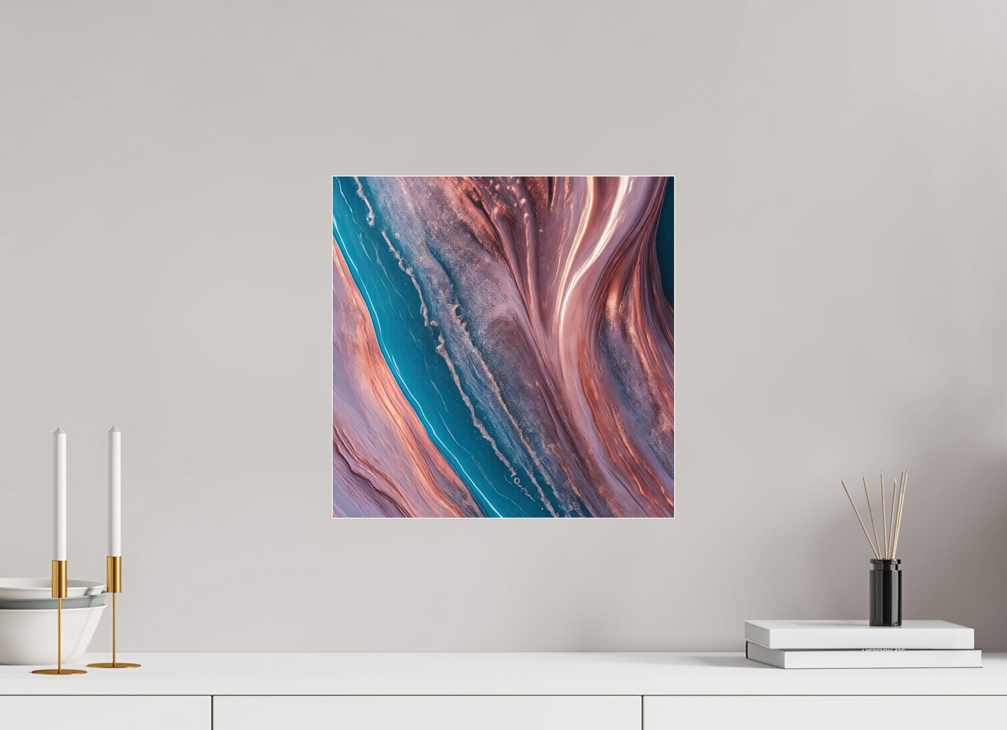 15 x 15″, 1 Acrylic Standard Gallery Liquid Porcelean