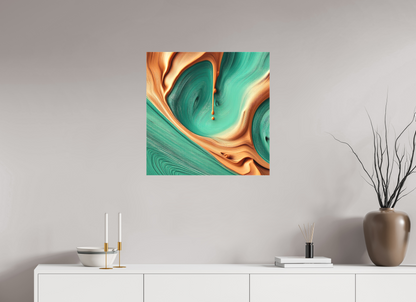 25 x 25″, 2 Curator Canvas Print - Matte Viscous Syrup