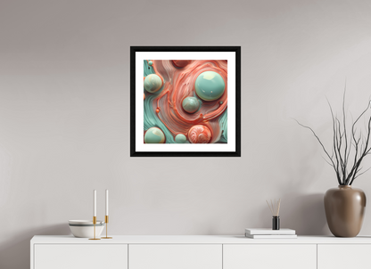 20 x 20″, 3 Premiere Fine Art Print - Ebony Polymers No.00159