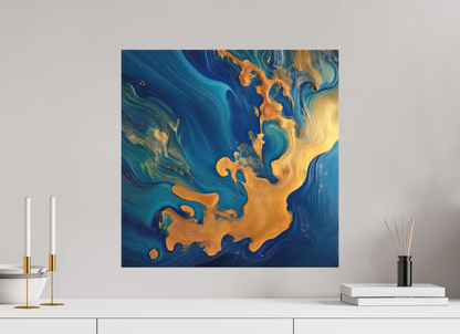 20 x 20″, Curator Canvas Print - Matte Molten Fluids No. 00067