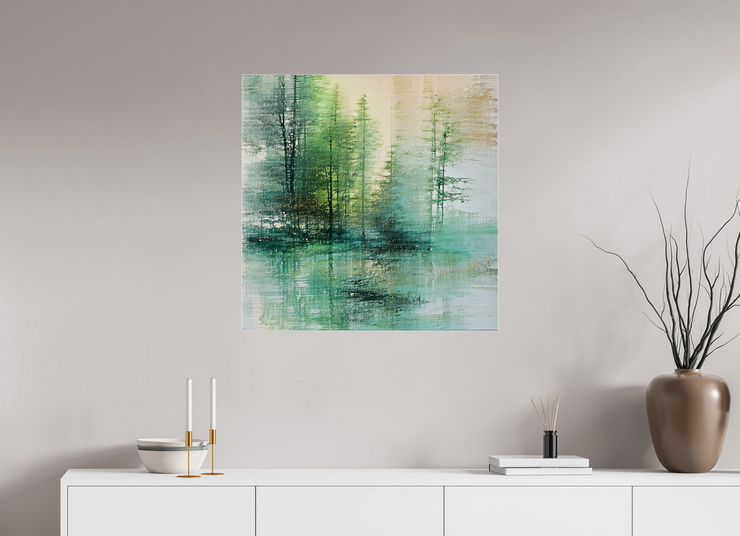 30 x 30″, Acrylic Standard Gallery Liquid Foliage No. 00017