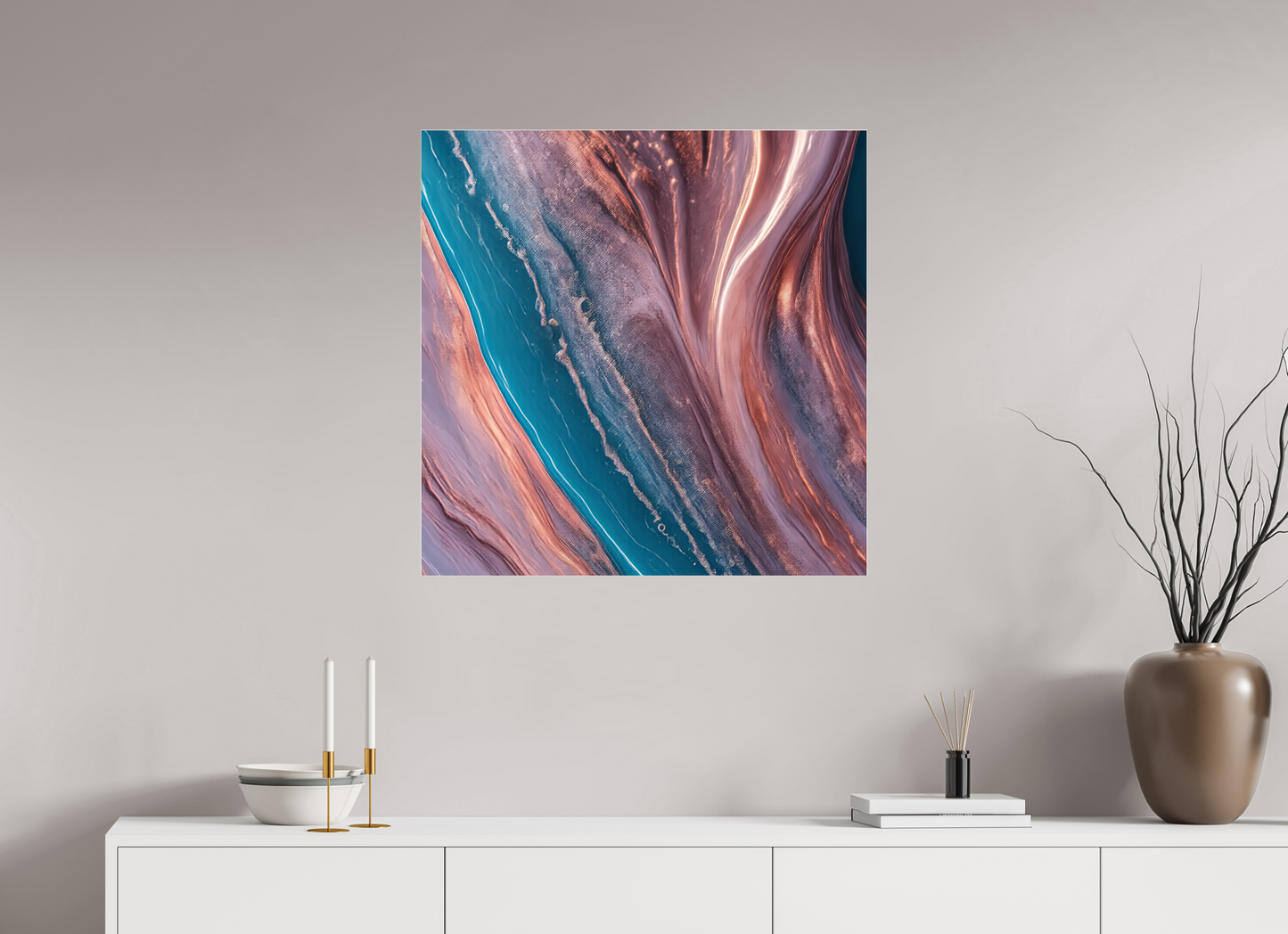 30 x 30″, 1 Acrylic Standard Gallery Liquid Porcelean