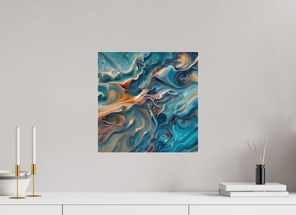 15 x 15″, Acrylic Standard Gallery Molten Fluids No. 00057