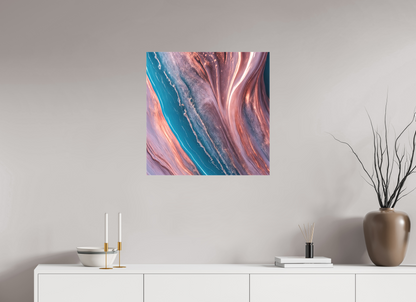25 x 25″, 2 Curator Canvas Print - Matte Liquid Porcelean