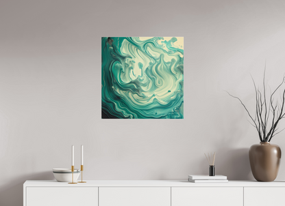 25 x 25″, 1 Acrylic Standard Gallery Fluid Pour No. 10048