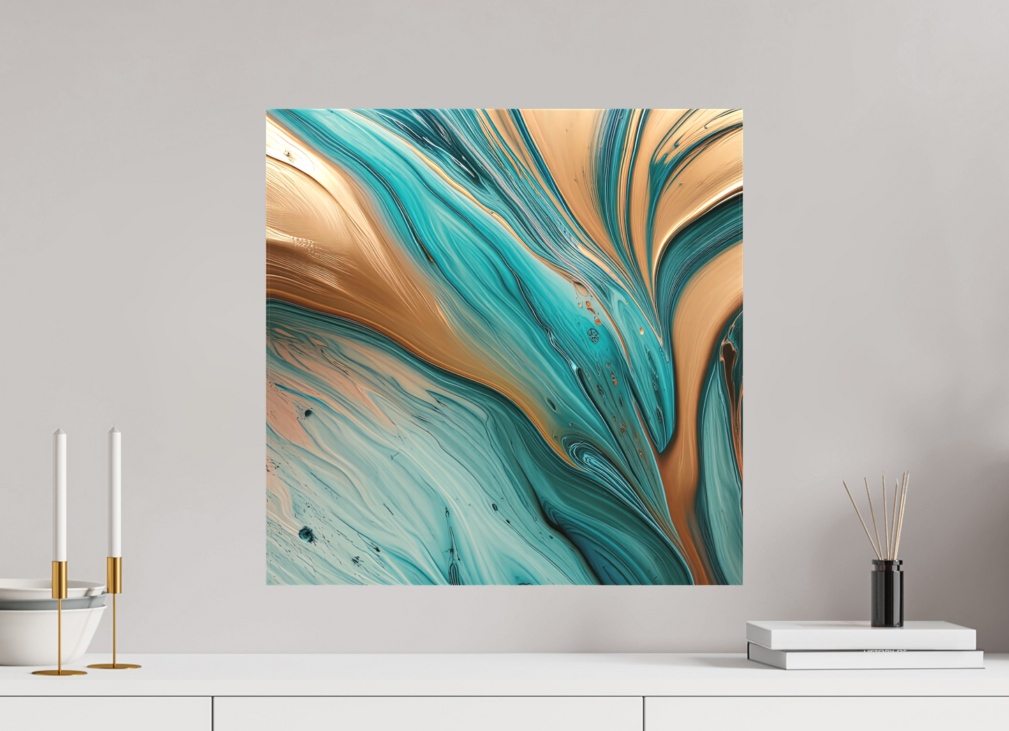 20 x 20″, 2 Curator Canvas Print - Matte Liquid No. 00070