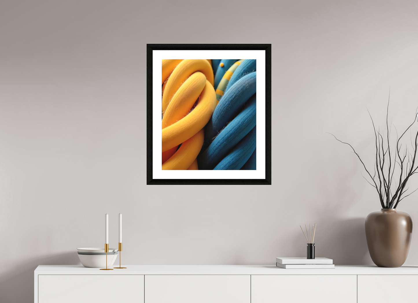 20 x 23.4″, 3 Premiere Fine Art Print - Ebony Macros No. 00539