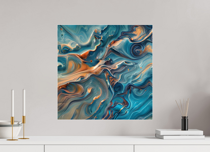 20 x 20″, Acrylic Standard Gallery Molten Fluids No. 00057