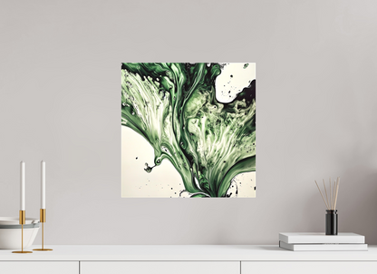 15 x 15″, 2 Curator Canvas Print - Matte Emulsion Pour No. 00042
