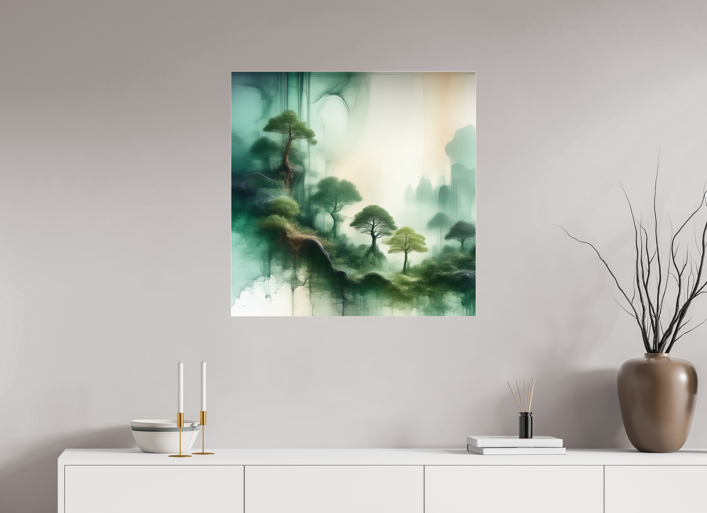 30 x 30″, Acrylic Standard Gallery Liquid Foliage No. 00015