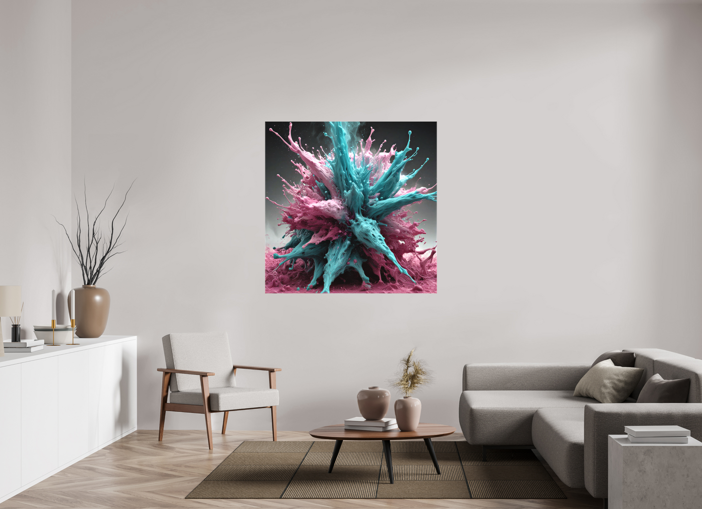 50 x 50″, 2 Curator Canvas Print - Matte Volatile No. 382