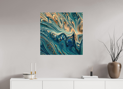 30 x 30″, Acrylic Standard Gallery Molten Fluids No. 00064