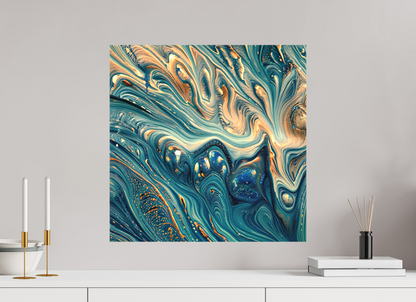 20 x 20″, Curator Canvas Print - Matte Molten Fluids No. 00064