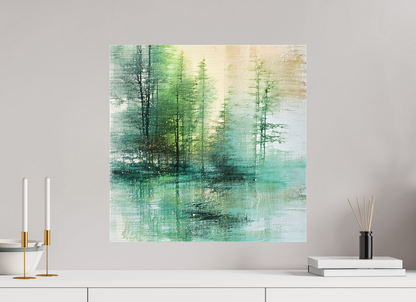20 x 20″, Curator Canvas Print - Matte Liquid Foliage No. 00017