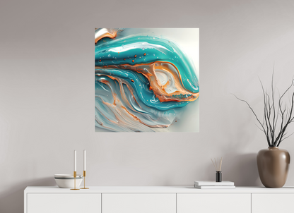 30 x 30″, 2 Curator Canvas Print - Matte Viscous Forms No.10071