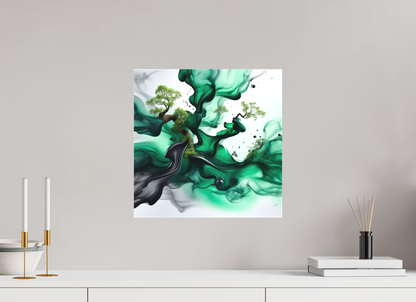 15 x 15″, Curator Canvas Print - Matte Liquid Foliage No. 00001